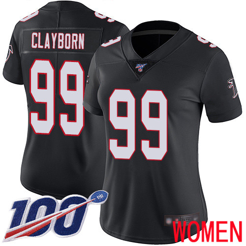 Atlanta Falcons Limited Black Women Adrian Clayborn Alternate Jersey NFL Football 99 100th Season Vapor Untouchable
